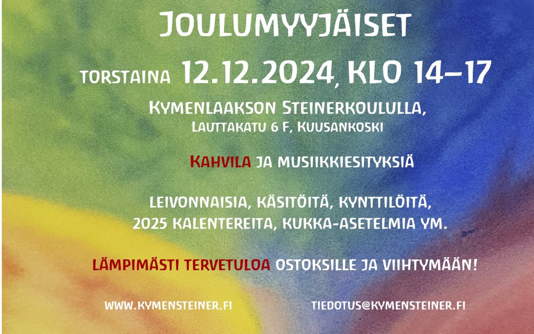 Joulumyyjäiset 12.12.2024 koululla