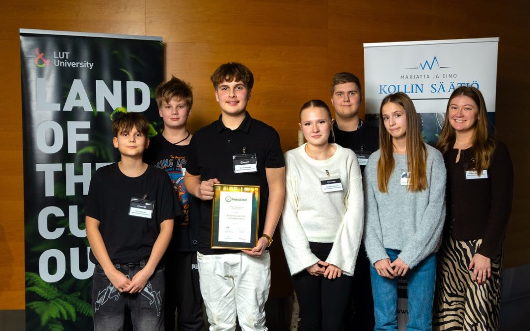 7.-8. luokkalaiset voittivat LUT-yliopiston järjestämän Metsä360-kilpailun!